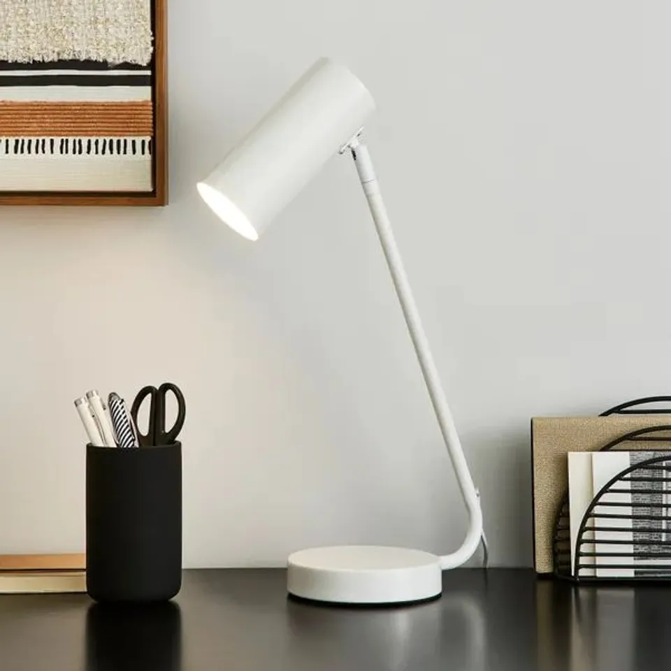 BOXED LILOU INTEGRATED LED TOUCH DIMMABLE TABLE LAMP - WHITE