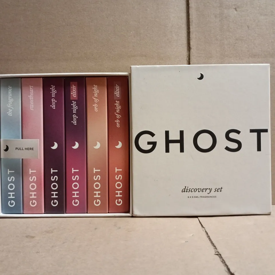 BOXED GHOST DISCOVERY SET – FRAGRANCE SAMPLER, 6 X 9.5ML