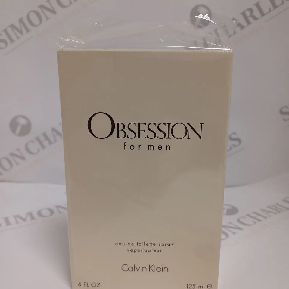 BOXED CALVIN KLEIN OBSESSION FOR MEN EAU DE TOILETTE 125ML