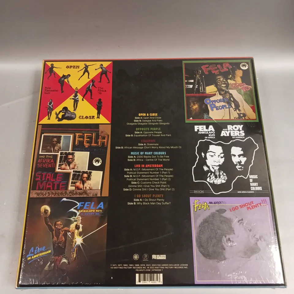 SEALED FELA CURATED BY IDRIS ELBA 6LP VINYL 12" BOX SET