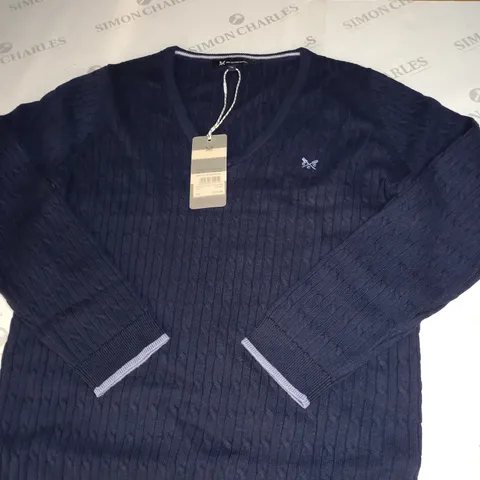 CREW CLOTHING COMPANY KNITTED JUMPER SIZE 16