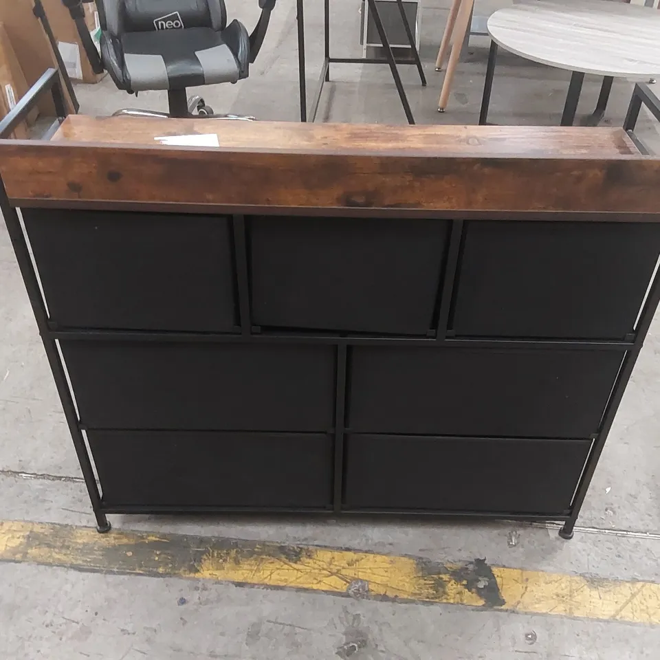 RUSTIC 4 + 3 DRAWER CABINET 
