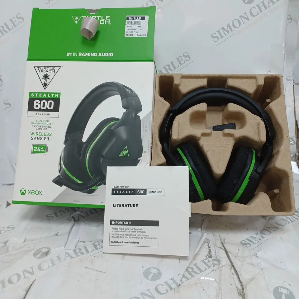 BOXED TURTLE BEACH STEALTH 600 GEN 2 USB WIRELESS HEADSET