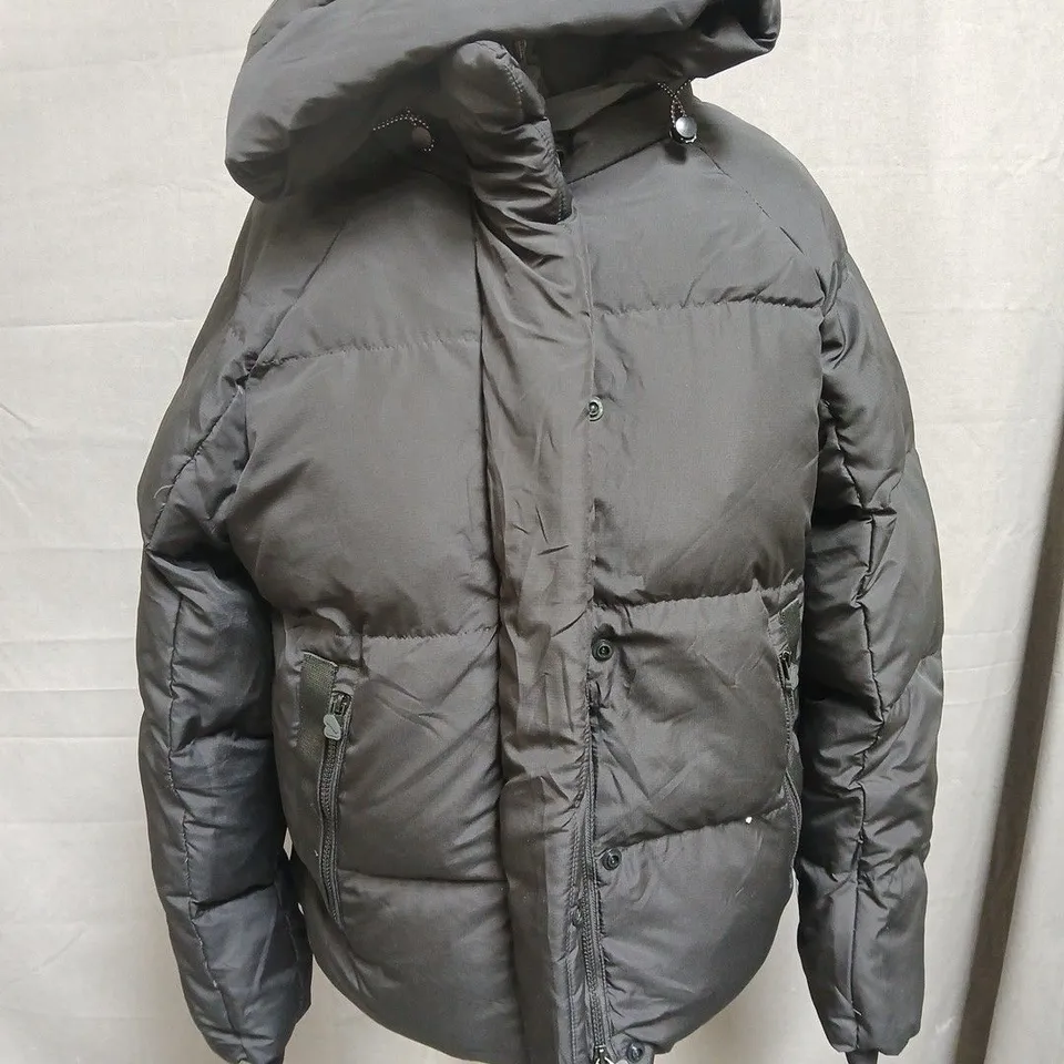SYNA BLACK PADDED COAT - S