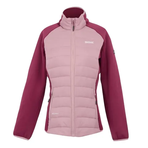 BRAND NEW REGATTA WOMENS CLUMBER V HYBRID JACKET IN LILAS/BEAUJOLAIS SIZE UK 8