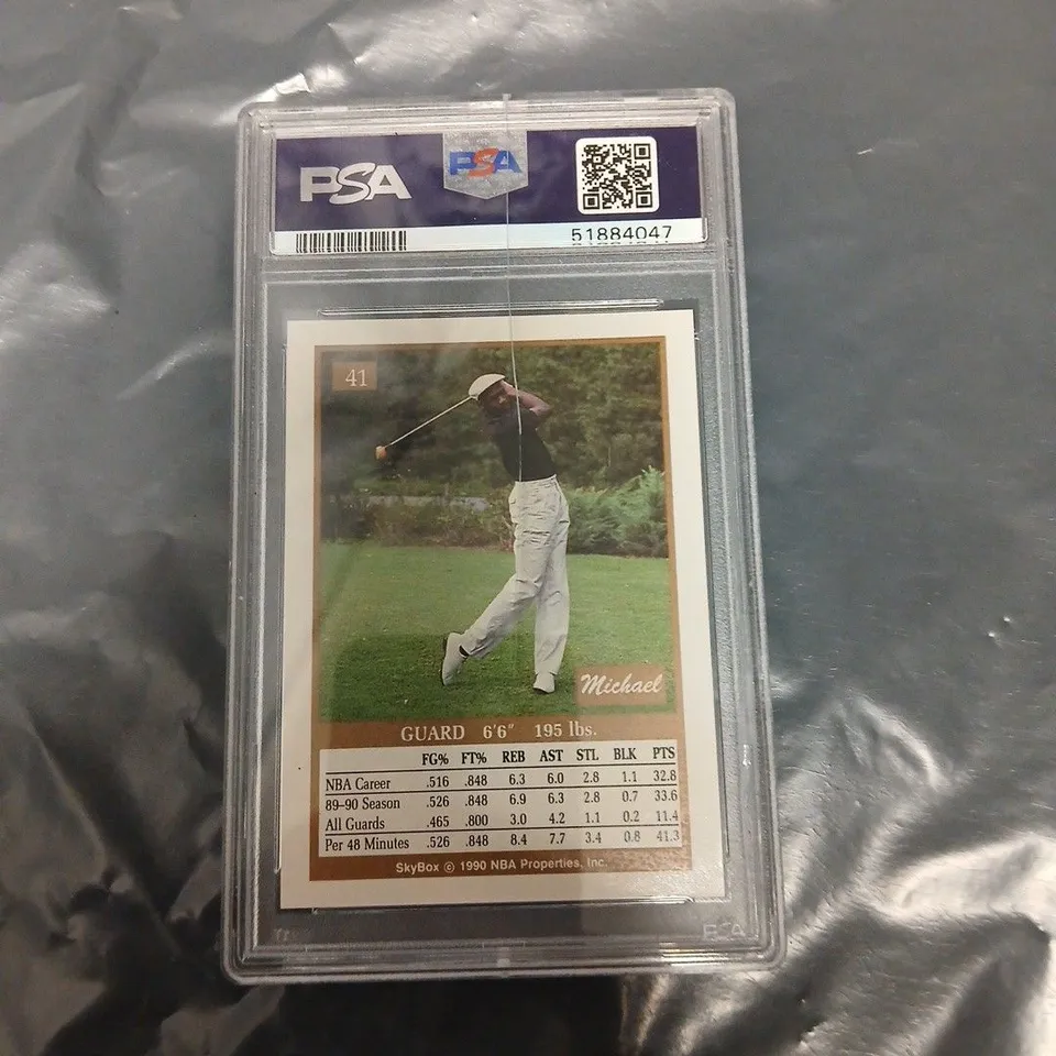 1990 SKYBOX MICHAEL JORDAN BASKETBALL CARD – PSA NM-MT+ 8.5 (CHICAGO BULLS)