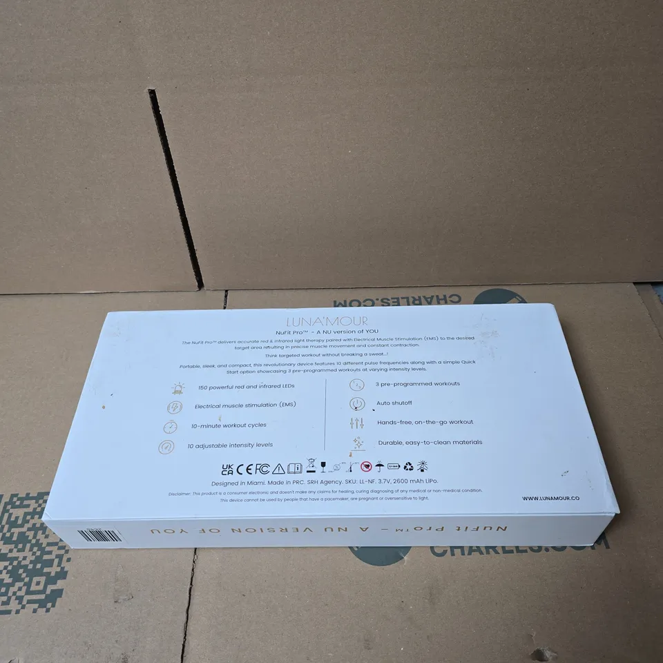 LUNA'MOUR NUFIT PRO INFRARED LIGHT THERAPY BOXED WITH ACCESSORIES