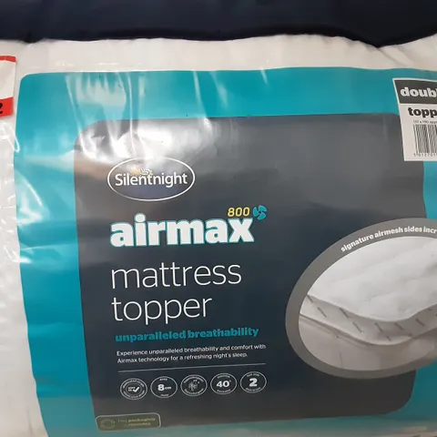 BAGGED SILENTIGH MATTRESS TOPPER , DOUBLE