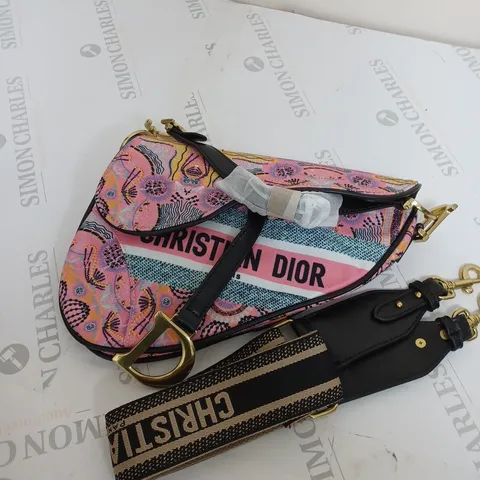 CHRISTAN DIOR STRAPPED BAG 