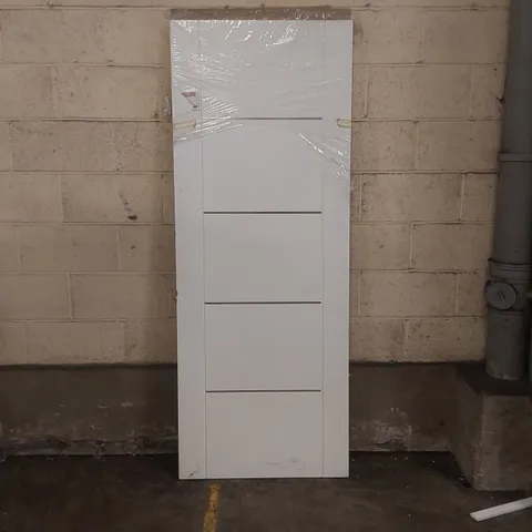 SOLID WOOD INTERNAL DOOR - APPROXIMATELY 78 x 30"