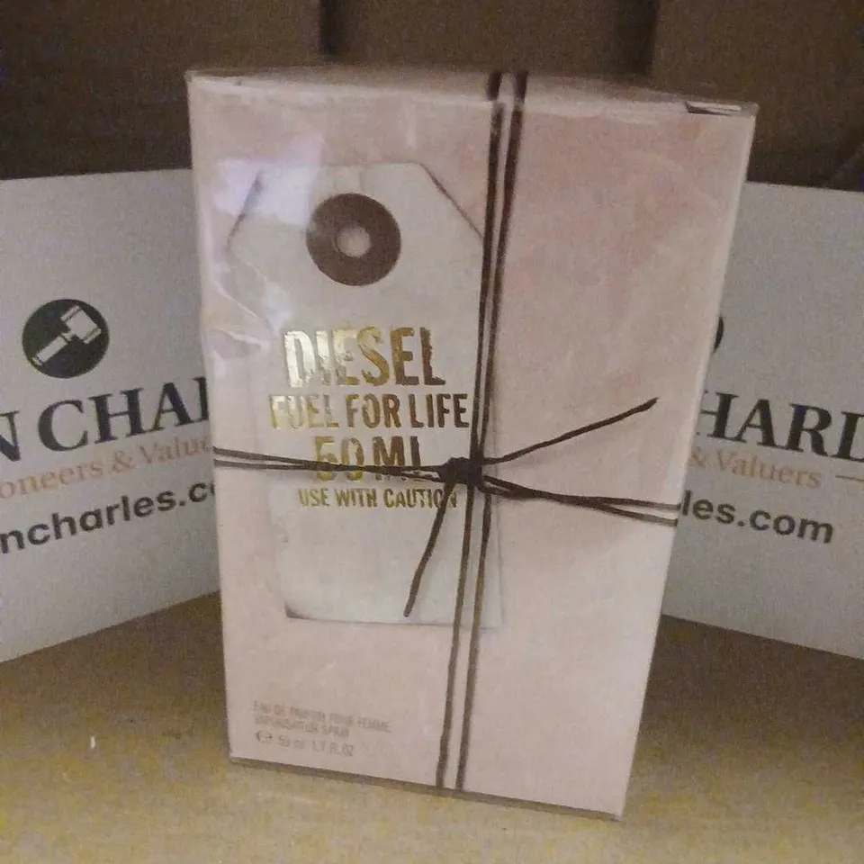 BOXED AND SEALED DIESEL FUEL FOR LIFE EAU DE PARFUM 50ML