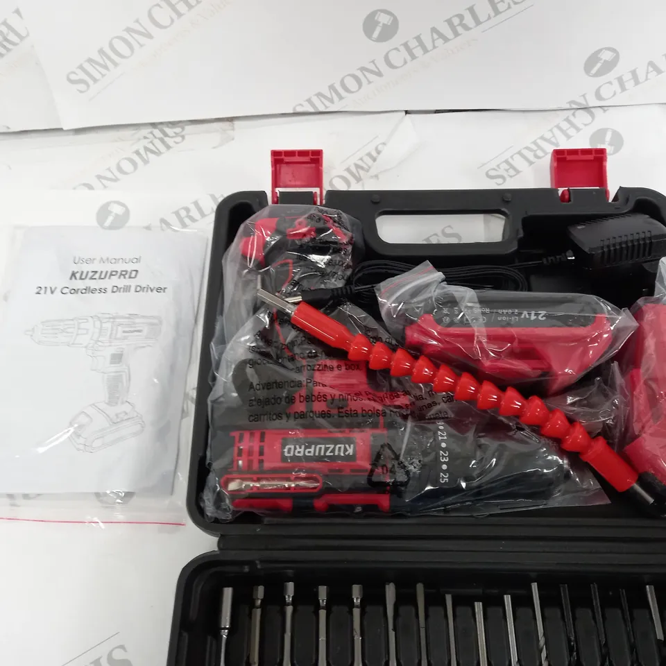KUZUPRD 21V CORDLESS DRILL DRIVER