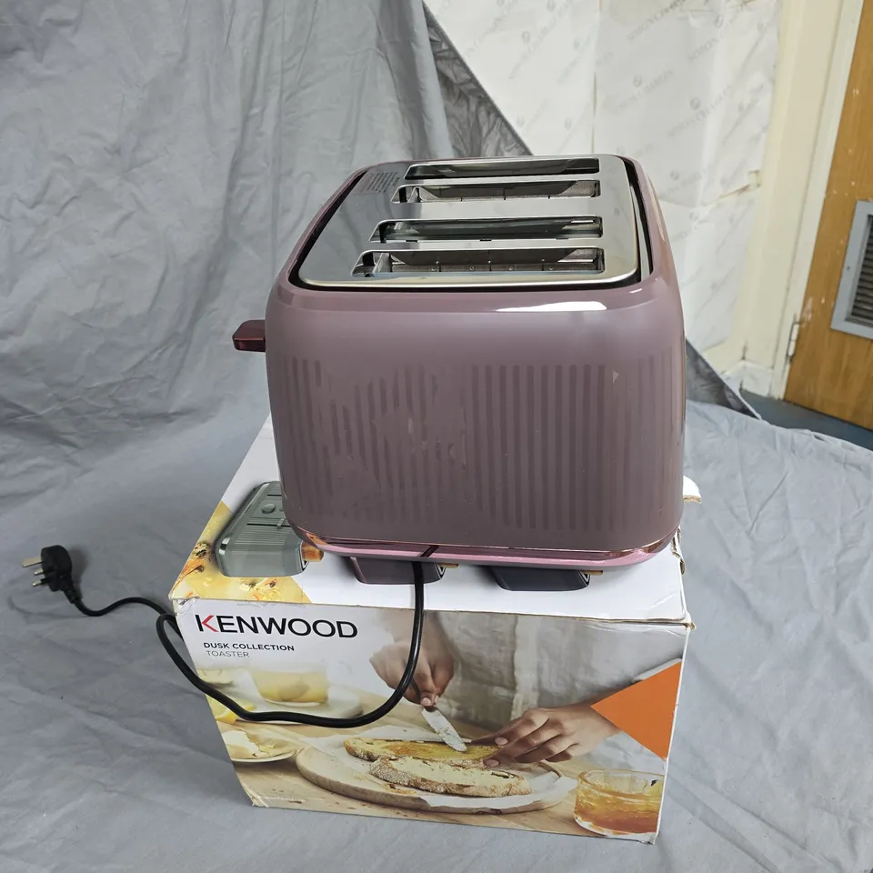 BOXED KENWOOD DUSK COLLECTION TOASTER IN PURPLE 
