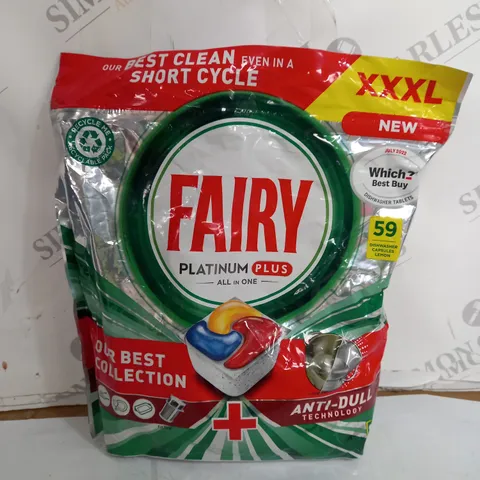 FAIRY PLATINUM PLUS ALL IN ONE DISHWASHER CAPSULES