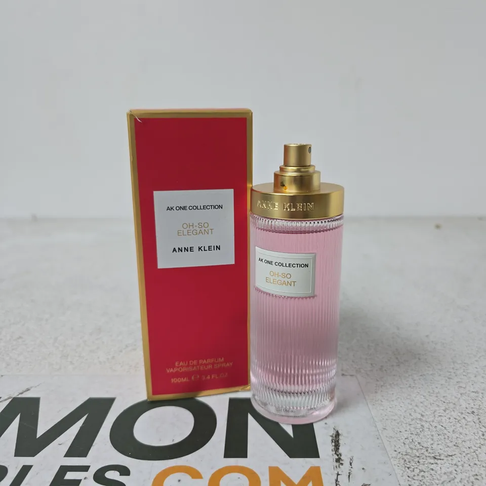 ANNE KLEIN OH-SO ELEGANT EAU DE PARFUM 100ML – PINK BOTTLE, BOXED
