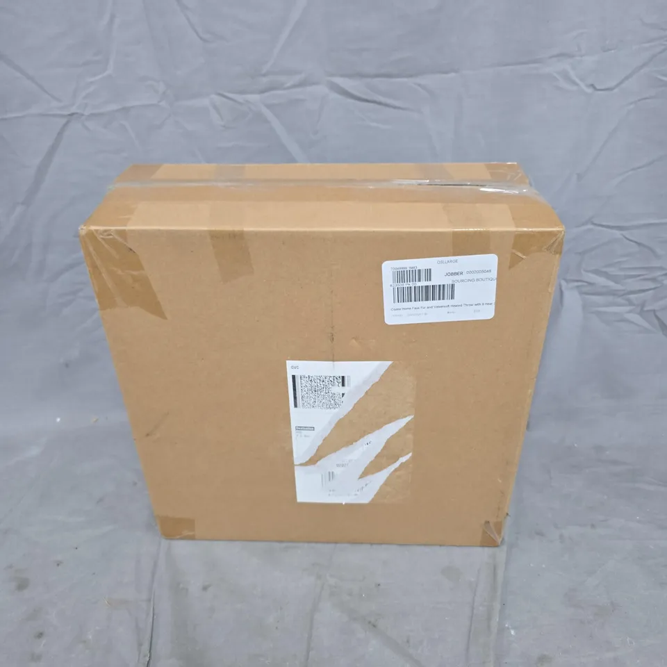 COZEE HOME FAUX FUR AND VELVETSOFT HEATED THROW WITH 9 HEAT SETTINGS PINK