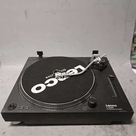 BOXED LENCO L-3809BK DIRECT DRIVE TURNTABLE