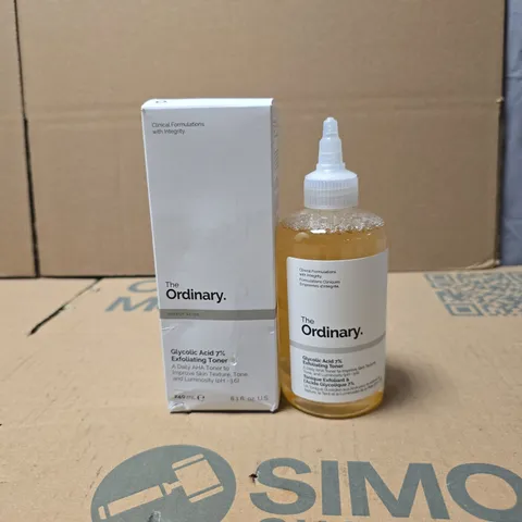 THE ORDINARY GLYCOLIC ACID 7% EXFOLIATING TONER BOXED 240ML