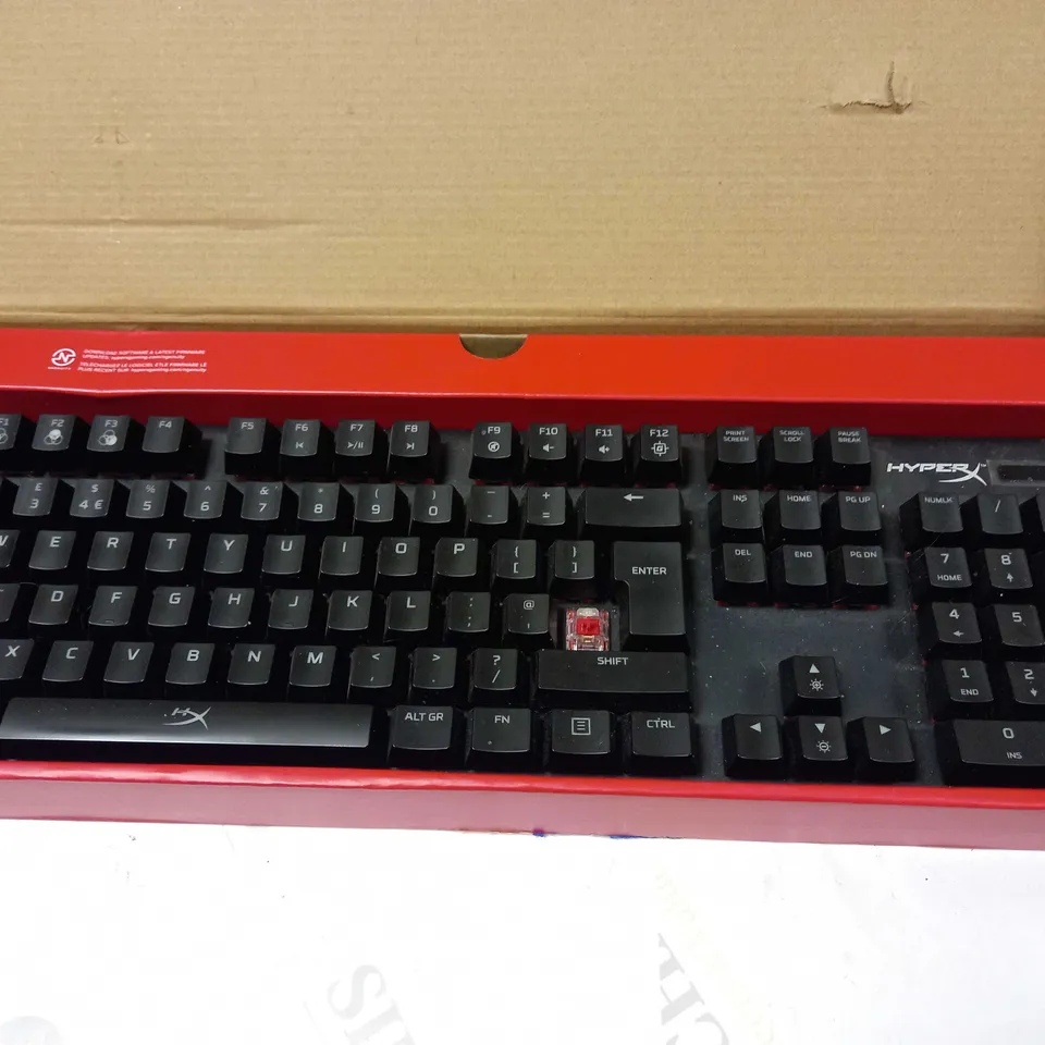 HYPERX HX-KB6RDX-UK ALLOY ORIGINS RGB GAMING MECHANICAL KEYBOARD