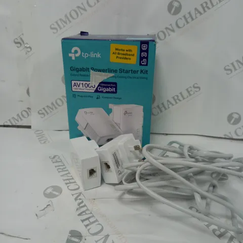 BOXED TP-LINK GIGABIT POWERLINE STARTER KIT 
