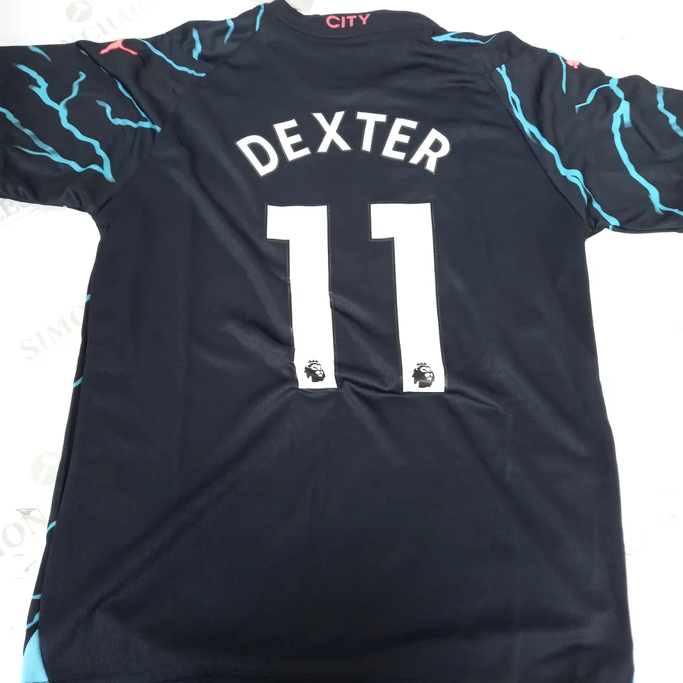 PUMA KIDS MANCHESTER CITY 3RD SHIRT AND SHORTS - '11 DEXTER' - EU 26