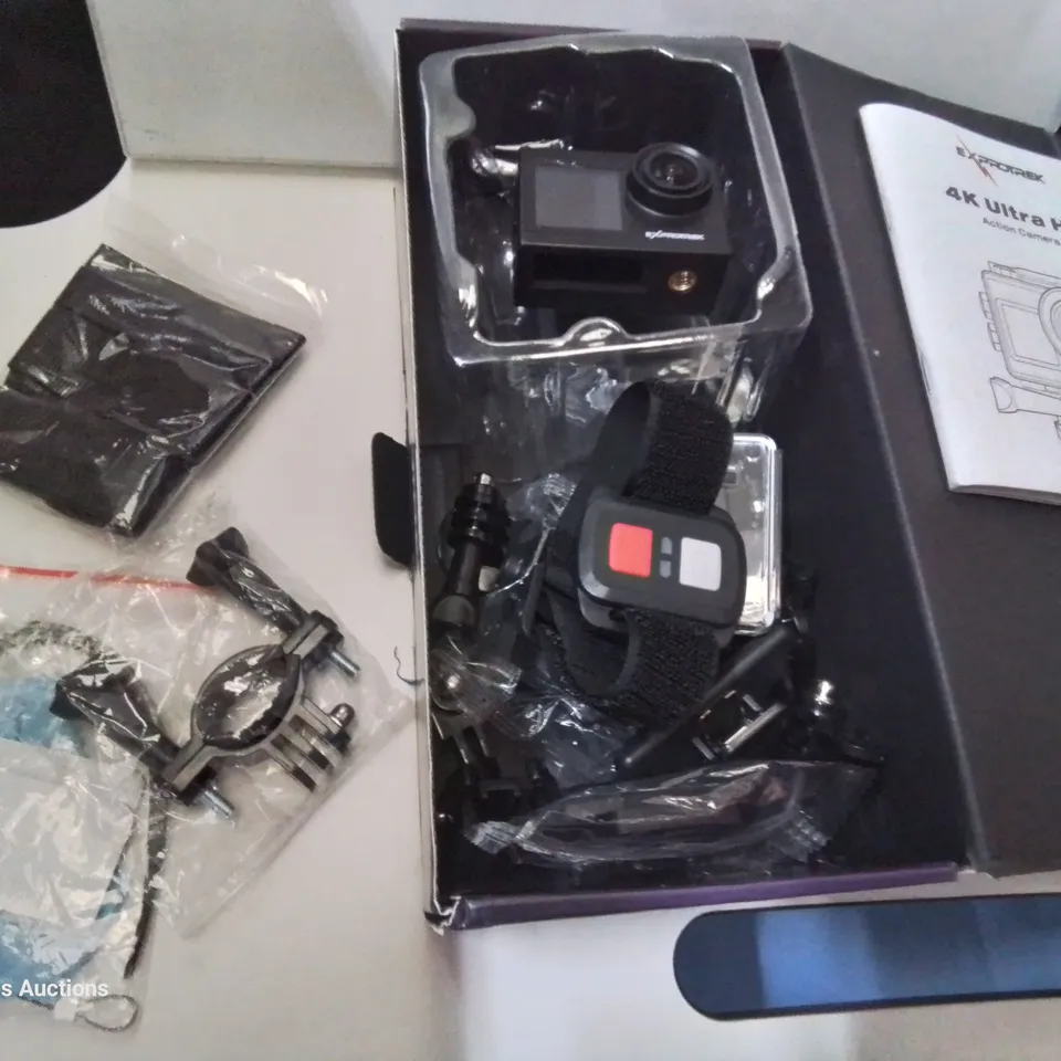 BOXED EXPROTREK 4K ACTION CAMERA WITH TOUCH SCREEN
