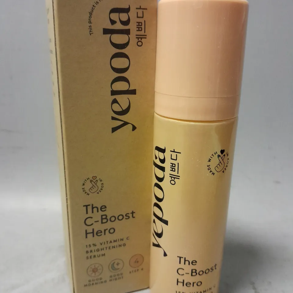 BOXED YEPODA THE C-BOOST HERO BRIGHTENING SERUM 30ML