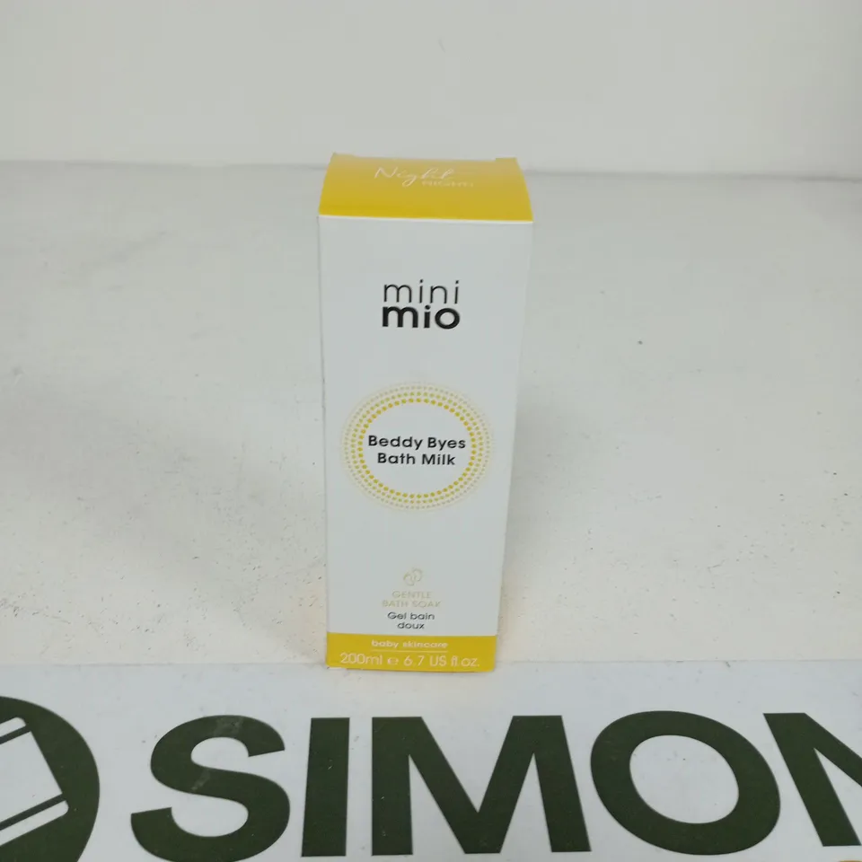 MINI MIO BEDDY BYES BATH MILK – BABY BATH SOAK, 200ML (BOXED)