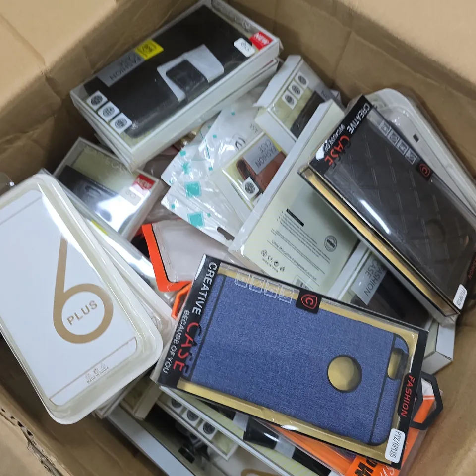 APPROXIMATELY 50 ASSORTED PHONE CASES FROM VARIOUS BRANDS AND IN VARIOUS STYLES FOR PHONES SUCH AS 6G, 6PLUS, 6S, ETC - COLLECTION ONLY