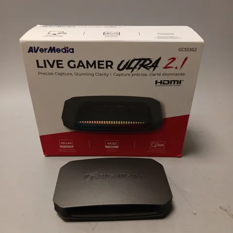 BOXED AVER MEDIA LIVE GAMER ULTRA 2.1 CAPTURE DEVICE 