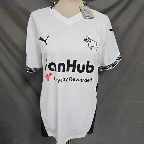 PUMA JERSEY IN BLACK/WHITE SIZE L