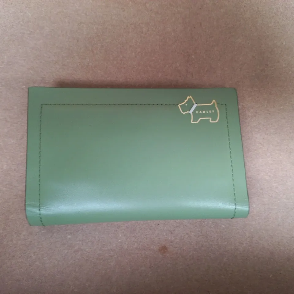 RADLEY GREEN LEATHER WALLET