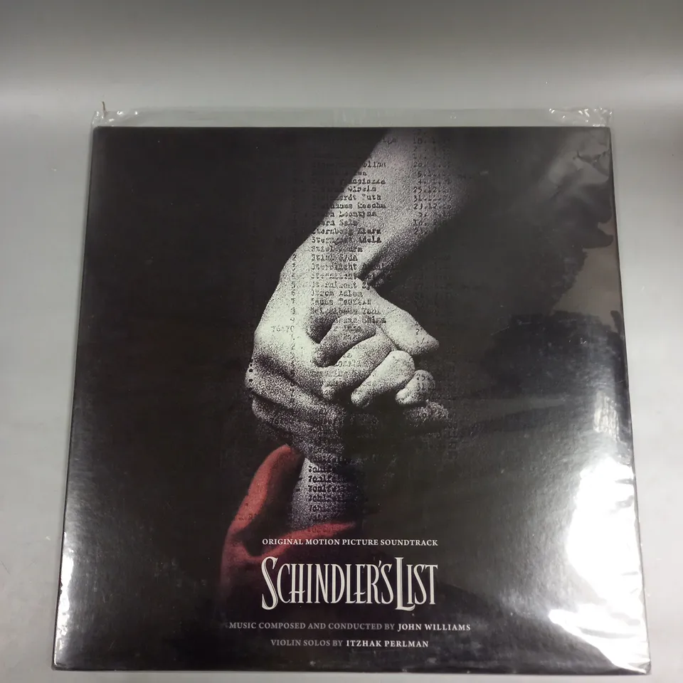 SCHINDLERS LIST MOTION PICTURE SOUNDTRACK VINYL 