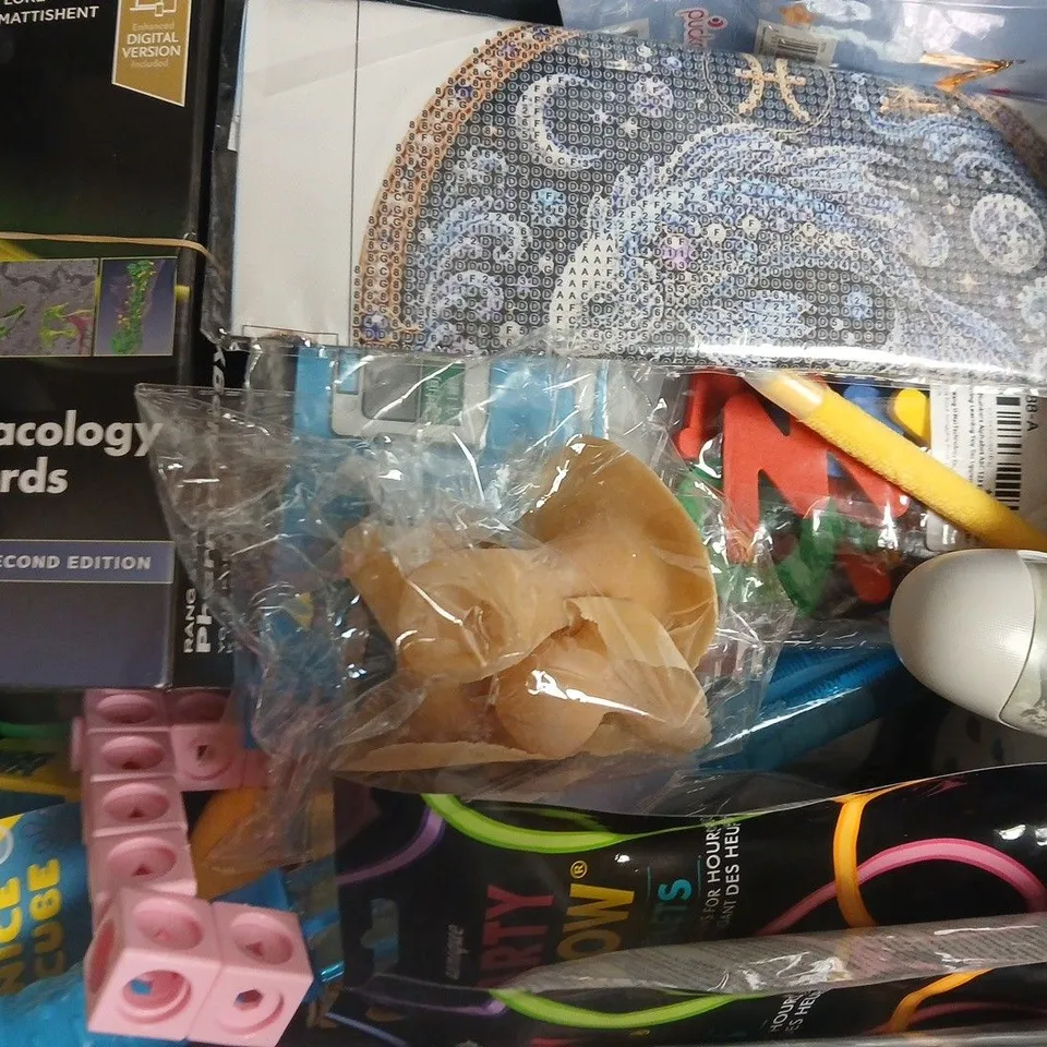 APPROXIMATELY 10 ASSORTED TOYS AND GAMES TO INCLUDE PINK DUCK, WARFIGHTER EXPANSION PACK, ETC