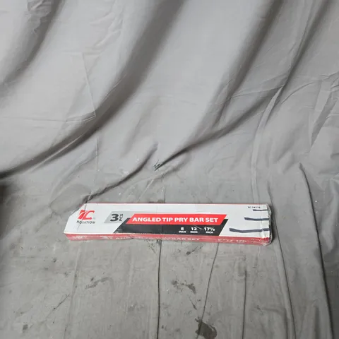 ANGLED TIP PRY BAR SET β 3 PIECE (8IN, 12IN, 17.5IN)