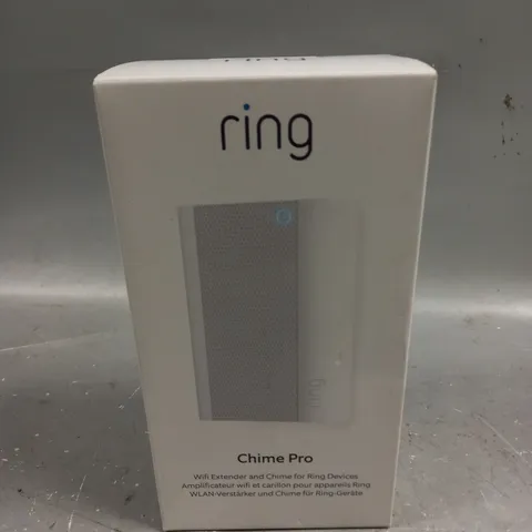 BOXED SEALED RING CHIME PRO WIFI EXTENDER & CHIME
