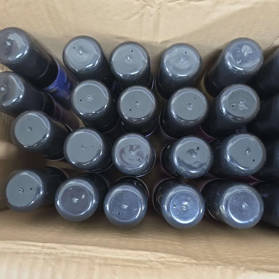 APPROXIMATELY 24 ASSORTED MATRIX COLOR BLOW DRY BY SOCOLOR TO INCLUDE TITANIUM SILVER, HOT PINK, BLOOMING ORCHID, ETC 