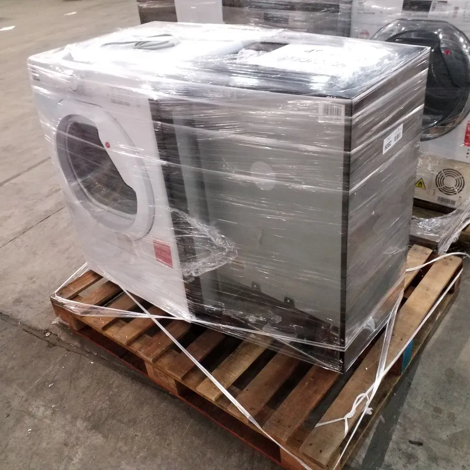HOOVER HLEV8LG 8KG VENTED TUMBLE DRYER AND SWAN SR12030BN BUILT-IN WINE AND DRINK FRIDGE - UNPROCESSED RAW RETURNS