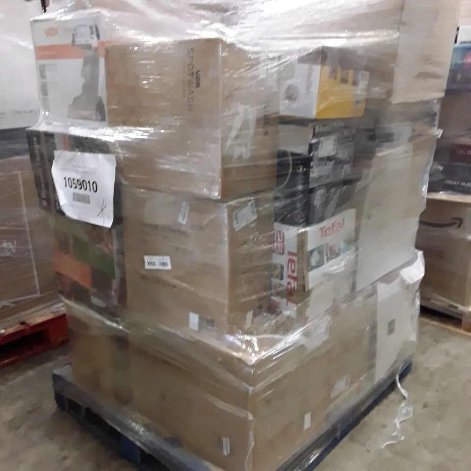PALLET OF APPROXIMATELY 32 UNPROCESSED RAW RETURN HOUSEHOLD AND ELECTRICAL GOODS TO INCLUDE;