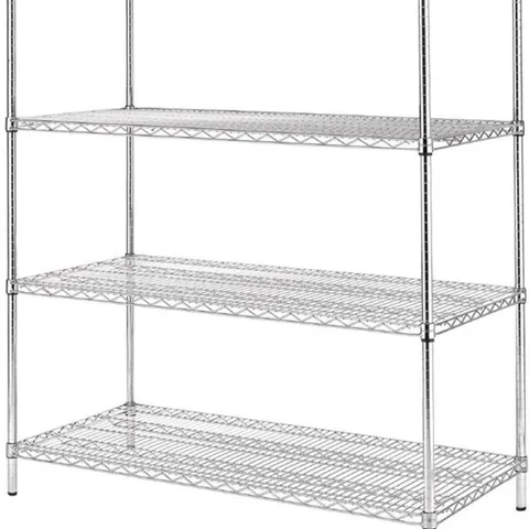 BOXED VOGUE 4 TIER WIRE SHELVING KIT (1 BOX)