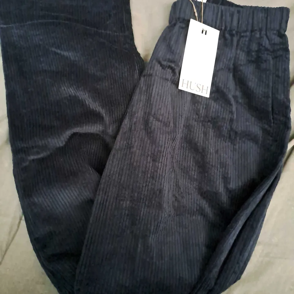 HUSH LISA CORD JOGGERS IN DEEP NAVY - SIZE 6