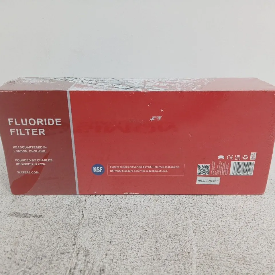 BOXED AND SEALED WATER2 FLUORIDE FILTER