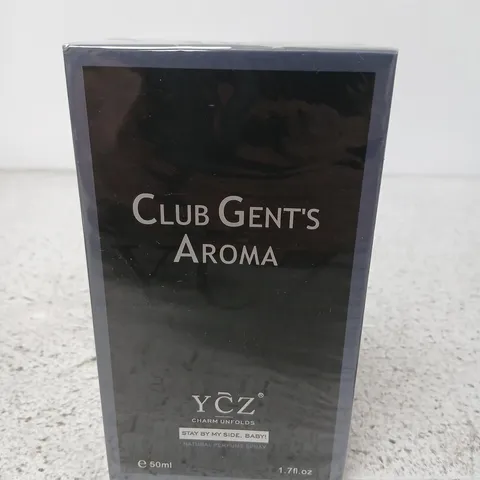 BOXED AND SEALED CLUB GENT'S AROMA YCZ CHARM UNFOLDS NATURAL PERFUME SPRAY 50ML