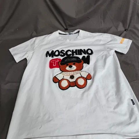 MOSCHINO TEDDY BEAR TEE SIZE XL