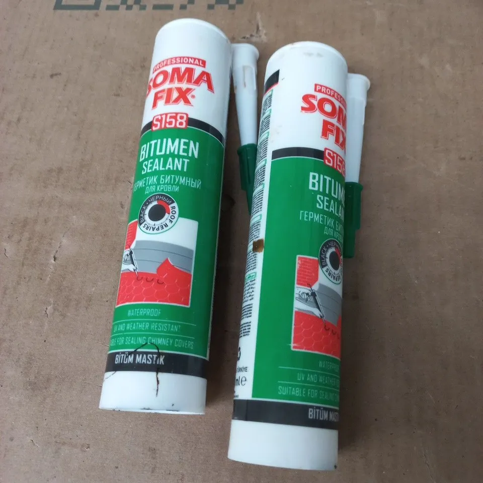 TOTE OF APPROXIMATELY 15 ASSORTED ITEMS TO INCLUDE: BITUMEN SEALANT 