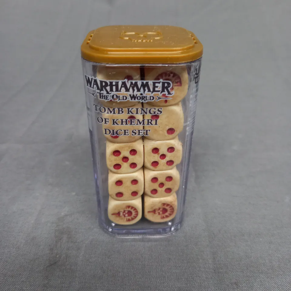 WARHAMMER TOMB KINGS OF KHEMRI DICE SET