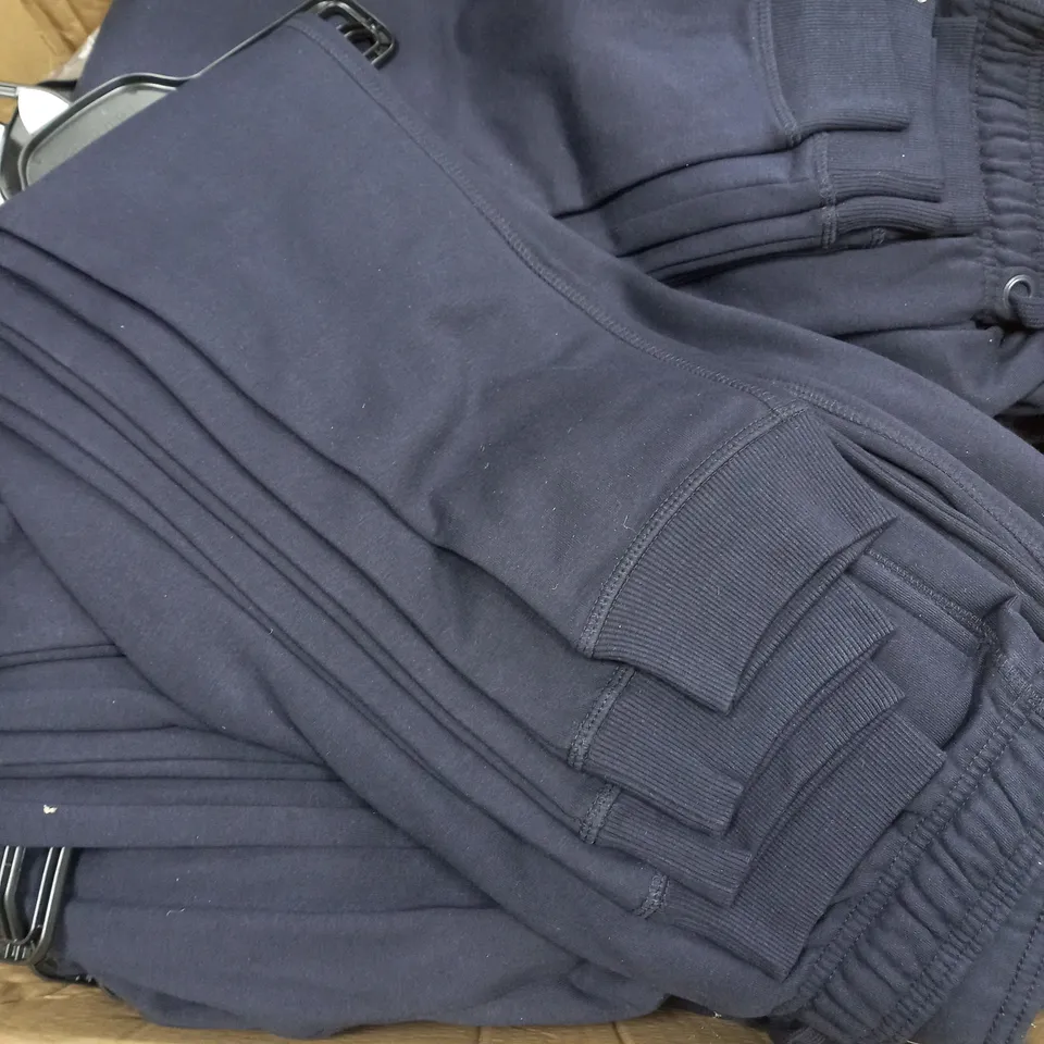 BOX OF APPROX 90 OF F&F 2 PACK JOGGERS IN VARIOUS SIZES IN NAVY - COLLECTION ONLY