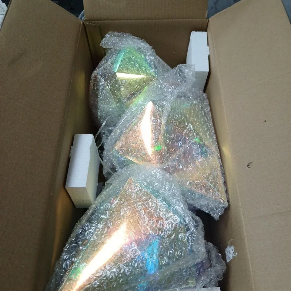 GARDEN STORIES LED DIAMOND TRIO LIGHT SET BOXED