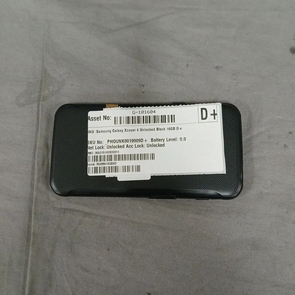 SAMSUNG GALAXY XCOVER 4 – UNLOCKED, BLACK, 16GB
