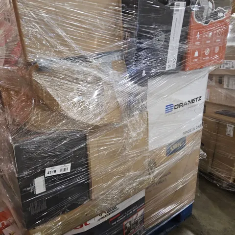 PALLET OF APPROXIMATELY 30 UNPROCESSED RAW RETURN HOUSEHOLD AND ELECTRICAL GOODS TO INCLUDE;